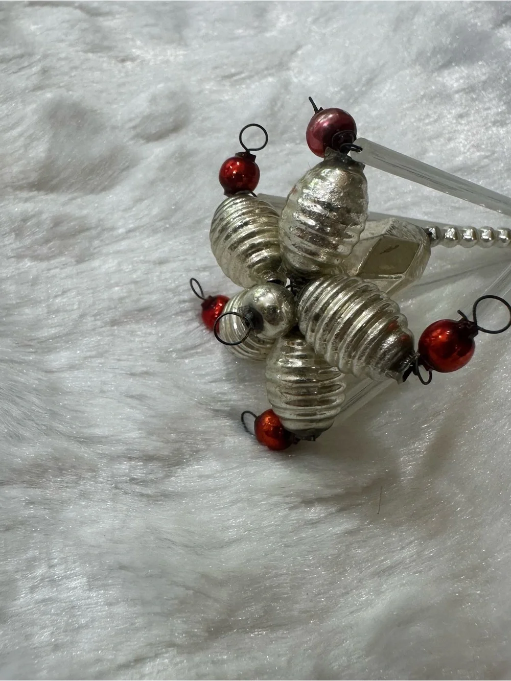 Gablonz Christmas Ornament Vintage Czech Bohemian